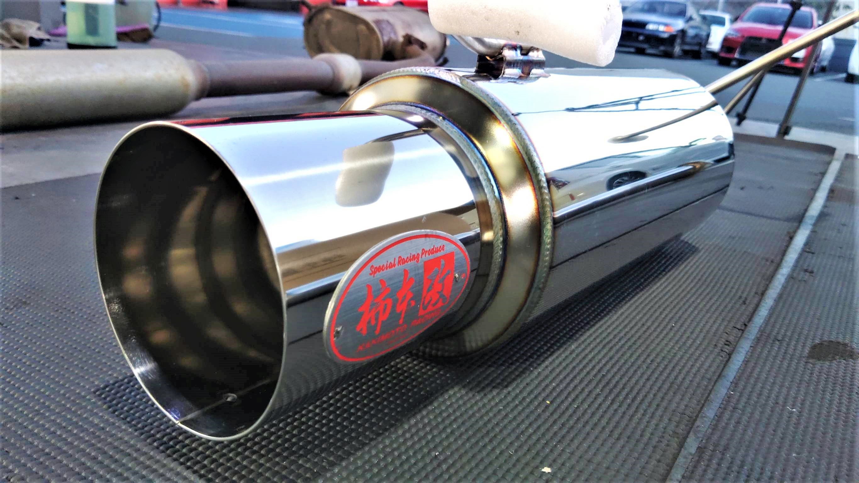 ランサーエボリューションⅨ　マフラー交換!