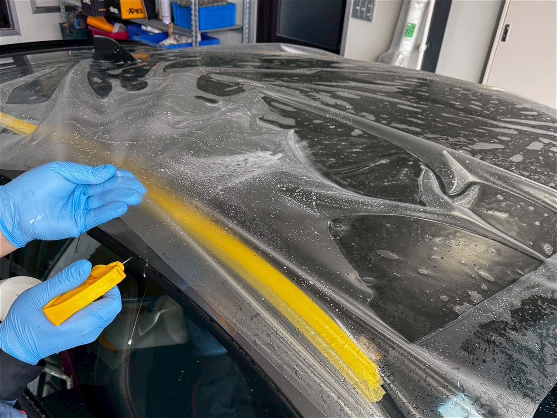 GRヤリス マーブルカーボンを保護⁈｜プロテクションフィルム ｜浜松スペースオート